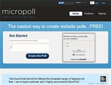 Tablet Screenshot of micropoll.com